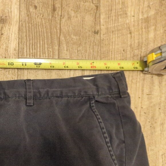 Polo Ralph Lauren Mens 38x34 (measures 36x33) Blue Chino Pants Flat Front - Picture 3 of 10